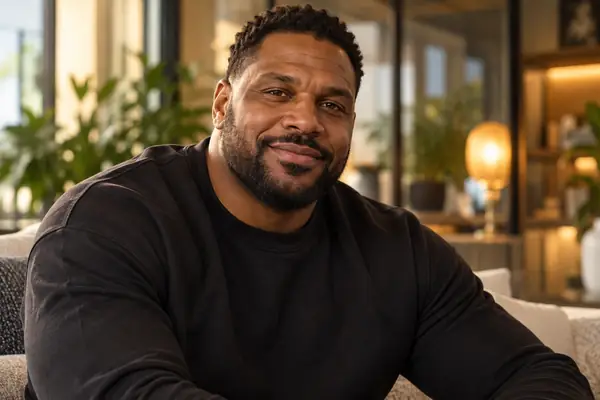 Porträt von Malik Jackson in einer sanft beleuchteten Innenaufnahme.